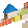 Wooden Marble Run - ROBA - 20 Glass Marbles - 80 Building Productafbeelding-voorbeeld 13