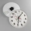 Wanduhr - Rund - Glasuhr - Linie Frau Linie - 30x30cm - Produktbild-Vorschau 2