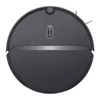 Top view of a dark gray robot vacuum cleaner on a white background. Podgląd zdjęcia produktu