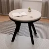Eettafel ARI Rond, 90-190 cm, uitschuifbaar, zandbeige, Productafbeelding-voorbeeld 1