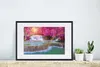 MuchoWow® Gerahmtes Poster Wasserfall - Regenbogen - Bäume Produktbild-Vorschau 4