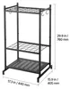 Support pour outils de jardin VEVOR, dimensions 440x405x760 Voir les images du produit 10