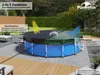 Planenfux® Pool Abdeckplane für Ø 366 - 400 cm Rundpools | Produktbild-Vorschau 5