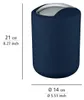 WENKO Kosmetik Eimer Brasil dunkel blau 2 L Schwingdeckel Produktbild-Vorschau 3