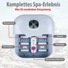 alpina Fußsprudelbad 8L 500W – Faltbares Fußmassagegerät Produktbild-Vorschau 5