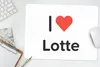 MuchoWow® Mauspad Mousepad Ich liebe - Lotte - Mädchen Produktbild-Vorschau 5