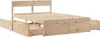 vidaXL Letto in legno massiccio senza materasso 120x200 cm Anteprima dell’immagine prodotto 6