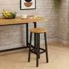 Taboret olcha barowy stołek do kuchni do jadalni 32x32x65 Podgląd zdjęcia produktu 5