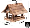 KADAX Vogelhaus zum Aufhängen, Vogelfutterhaus aus Holz, Produktbild-Vorschau 3