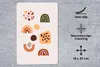 MuchoWow® Mauspad Mousepad Winter - Abstrakt - Design 18x27 Produktbild-Vorschau 2