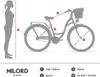Milord Komfort Fahrrad Mit Korb Damenfahrrad, 26 Zoll, Produktbild-Vorschau 11