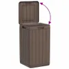 Outdoor-Mülltonne Braun 38x38x65 cm PP Produktbild-Vorschau 5