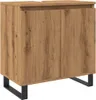 vidaXL Kúpeľňová skrinka Artisan dub 58x33x60 cm materiál Náhľad obrázku produktu 1