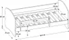 ACMA II Letto per ragazzi Letto per bambini 140 x 70 cm Anteprima dell’immagine prodotto 3
