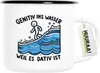 Huuraa Emaille Tasse Genitiv ins Wasser Dativ ist 300ml Produktbild-Vorschau 1