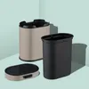 Relaxdays, cubo de basura para montaje en pared, 5 litros, Vista previa de la imagen del producto 5