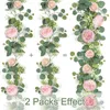 Kunstblumen Girlande - Eukalyptus/Rose - Produktbild-Vorschau 4