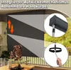 UISEBRT 120×250cm Anthracite Store vertical Store extérieur Voir les images du produit 5