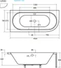 ECOLAM Badewanne 150x75 LINKS Avita Eckbadewanne mit Produktbild-Vorschau 8