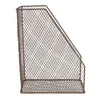 Držák na časopisy Clayre & Eef 23x11x30 cm Hnědý kov Náhled obrázku produktu 1