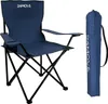 24MOVE® Campingstuhl Faltstuhl, blau, mit Getränkehalter Produktbild-Vorschau 1