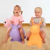 Hoppimals Höpftier orange Pferd mit Pumpe Hüpfpferd Produktbild-Vorschau 10