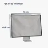 kwmobile Leinen Hülle kompatibel mit 31-32" Monitor - Produktbild-Vorschau 2