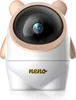 A white and gold baby monitor with a camera lens and bear-like ears. Náhľad obrázku produktu