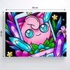 Quadro numerico con cornice Pokemon Jigglypuff 50x40cm Anteprima dell’immagine prodotto 3