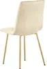 Sedia LIBRA - velluto beige chiaro / gambe color oro x 3 Anteprima dell’immagine prodotto 6