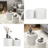 Zestaw stolików kawowych Vicco Giva Biały 48 x 48 cm, Model Podgląd zdjęcia produktu 8