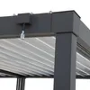 Sunjoy Aluminium Modulare Multi Lamellenpergola mit LED 3x4 Produktbild-Vorschau 9