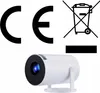 A white projector with the CE and WEEE symbols, and a black bar. Náhled obrázku produktu