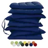 Lavea® Sitzkissen 40x40 cm, 8er Set, Navy Blau - mit Produktbild-Vorschau 1