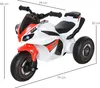 HOMCOM Rutscher Kinder-Motorad Rutscherfahrzeug Produktbild-Vorschau 3