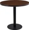 The Living Store Bistrotisch Dunkelbraun 80 cm MDF Produktbild-Vorschau 2