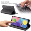 Galaxy A70s Hülle, LaimTop Retro Kunstledertasche TPU Produktbild-Vorschau 4