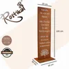 Rostikal Gartendeko Familien Spruch Schild 1 m Rostdeko für Produktbild-Vorschau 2