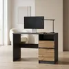 Kompaktný písací stôl 100 x 50 cm | Moderný počítačový a Náhľad obrázku produktu 4