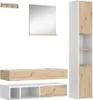 Badmöbel-Set Vicco Henri Weiß 5 Teile, Model 40854 Produktbild-Vorschau 1