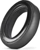 A close-up, isolated shot of a black headphone earpad. Náhled obrázku produktu