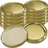 WELLGRO 50x Einmachdeckel TO82 - gold - Twist-Off-Deckel Produktbild-Vorschau 1