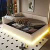 Divano letto imbottito Merax 140x200 cm con illuminazione a Anteprima dell’immagine prodotto 8