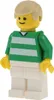 1x Lego Minifigur Soccer Fußball Spieler grün weiß Nr.18 Produktbild-Vorschau 1