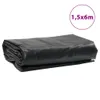 vidaXL Plandeka antracytowa 1,5x6 m 650 g/m² Podgląd zdjęcia produktu 7