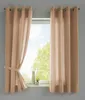 2er Set Vorhänge Schal Ösen »Berlin« HxB 145x140 cm Sand Produktbild-Vorschau 1