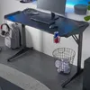Computertisch Bernal - 119x60x76cm - mit LED-Beleuchtung - Produktbild-Vorschau 9