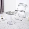 4x Esszimmerstuhl Acryl Transparenter Stuhl Kunststoff Produktbild-Vorschau 5