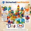 Magnet-Kugelbahn Bausteine STEM Lernspielzeug, Steckspiel Produktbild-Vorschau 3