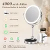 LED Schminkspiegel 9 Zoll, Kosmetikspiegel mit Beleuchtung Produktbild-Vorschau 5